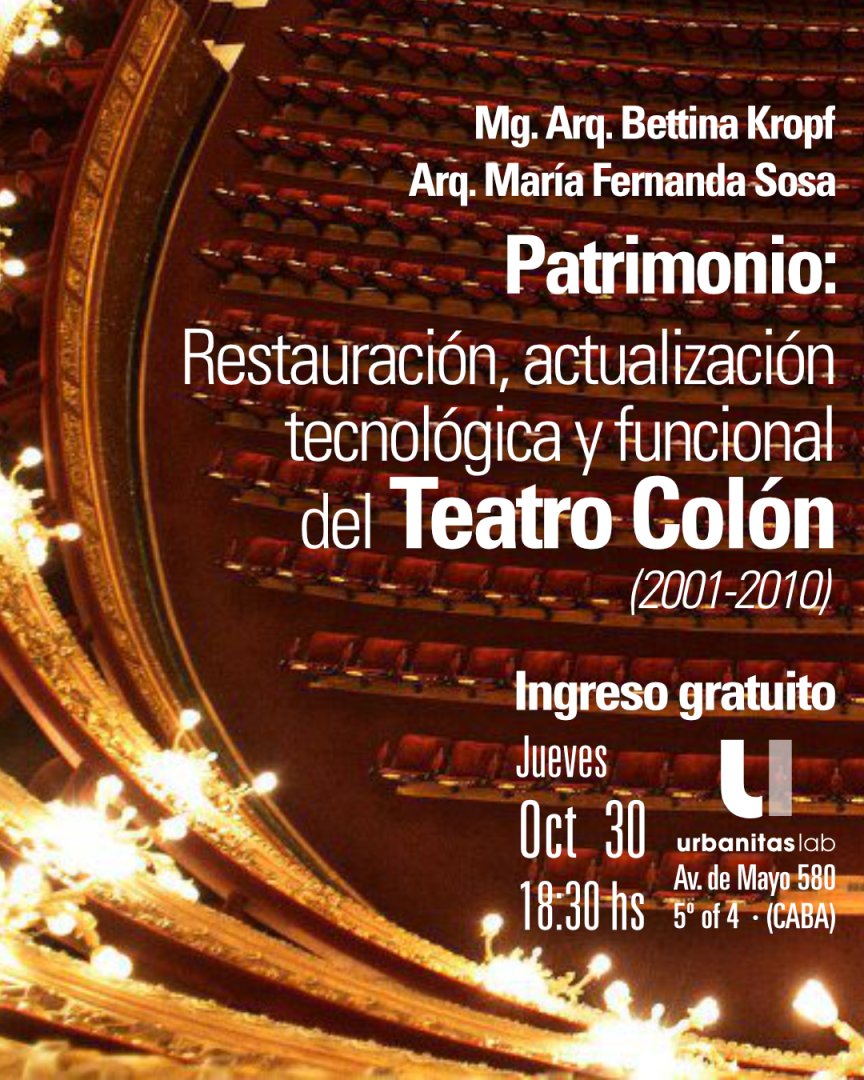 Patrimonio: Teatro Colón